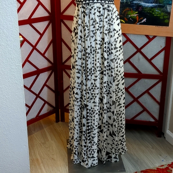 Silk BCBGMAXAZRIS Sequin Embellished Maxi - Picture 2 of 9